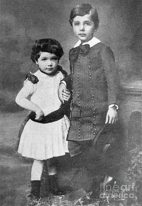 Albert And Maja Einstein As Children Photograph by Bettmann - Pixels