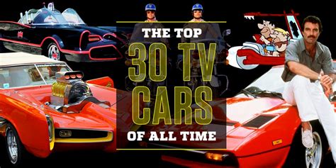 Best TV Cars of All Time | Cars in TV