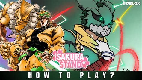 How to play Roblox Sakura Stand