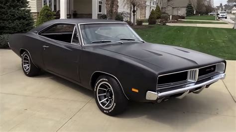 View 19 1969 Dodge Charger Rt Matte Black - greatmemberarts