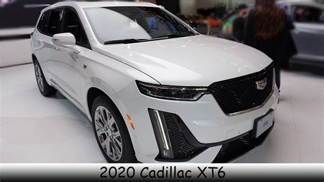 2020 Cadillac XT6 Sport Crystal White Tricoat - Exterior and Interior ...