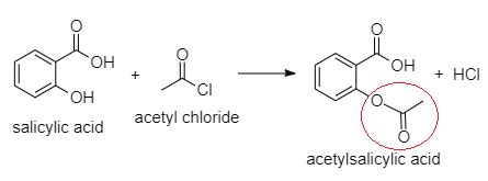 What structure feature does acetylsalicylic acid have that prevents it ...