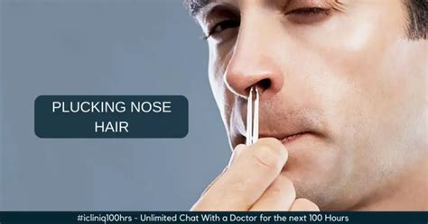 Is pulling nose hair dangerous?