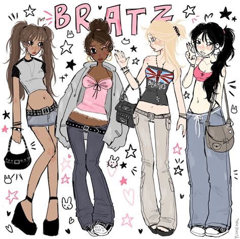 Cute Sketchbook Art | Bratz Drawing | Black Girl Art | @Picklegrl on ...