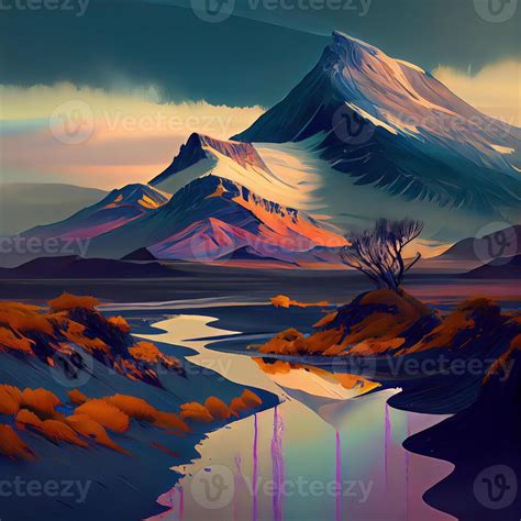 Landscape Art - Ai Generated 22416426 Stock Photo at Vecteezy