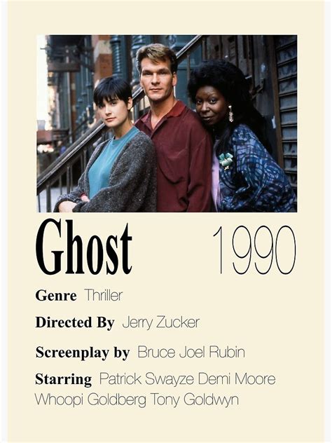 "Ghost 1990 Poster" Photographic Print for Sale by tlee322 | Redbubble