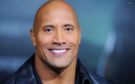 Dwayne Johnson portrait smiling wallpaper - Male celebrity wallpapers ...