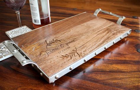 Personalized serving Tray, Custom serving tray, wedding gifts, Wood ...