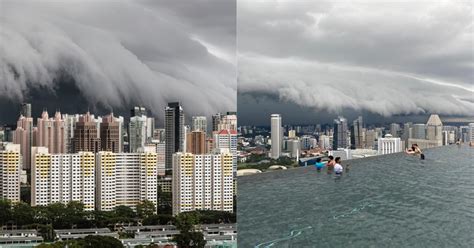 Massive rain clouds seen sweeping across central S'pore on Nov. 2 ...