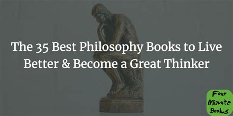 The 35 Best Philosophy Books of All Time | Four Minute Books