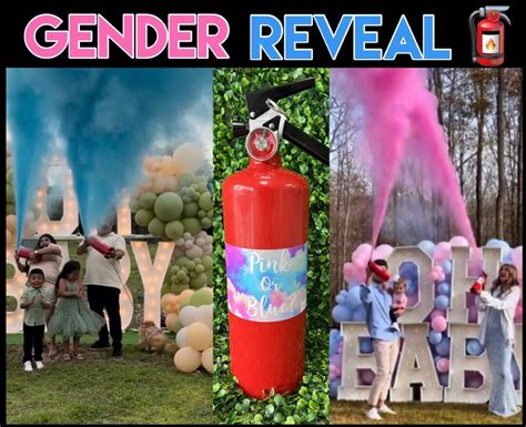 Gender Reveal Fire Extinguisher/ Color Blaster - Etsy