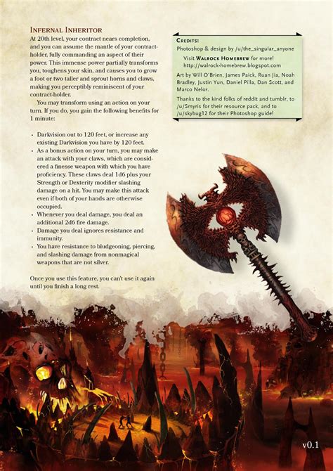 DnD 5e Homebrew — Oath of the Hellsworn Paladin by...