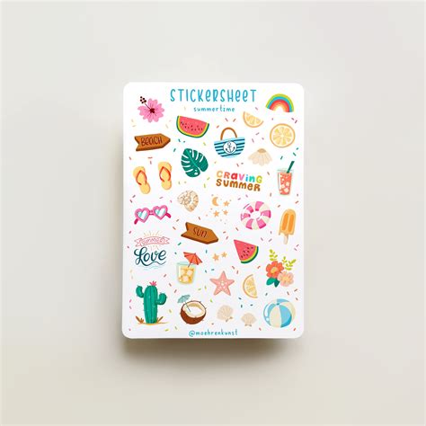 Planner Sticker Hello August Bullet Journal stickers Decorative ...