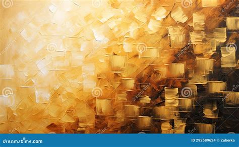 Gold Texture Painting Background Stock Illustration - Illustration of ...