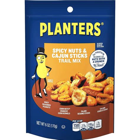 Planters Spicy Peanuts & Cajun Sticks Trail Mix, 6 OZ – BargainBoxed.com