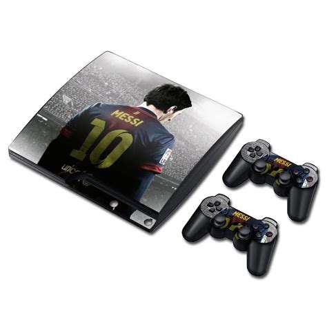 Lionel Messi Skin Sticker Decal for PS3 Slim PlayStation 3 Console and ...