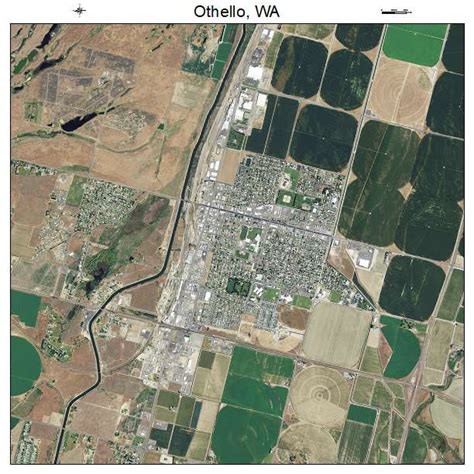 Aerial Photography Map of Othello, WA Washington