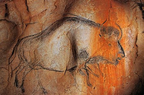 Paleolithic Cave Paintings Hunting