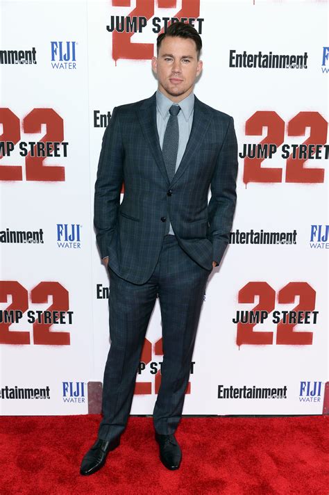 Channing Tatum Attends 22 Jump Street Premiere in Giorgio Armani – The ...