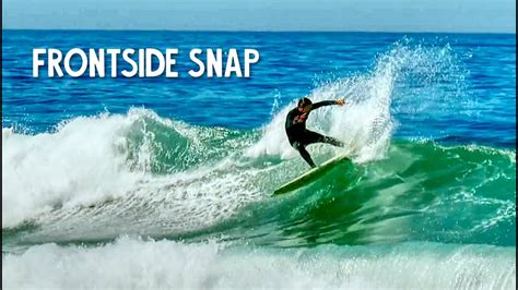 How to do a surfing Frontside Snap - YouTube