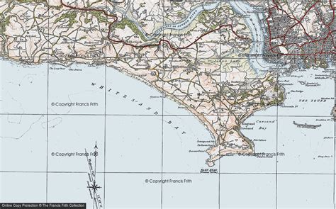 Old Maps of Whitsand Bay, Cornwall - Francis Frith