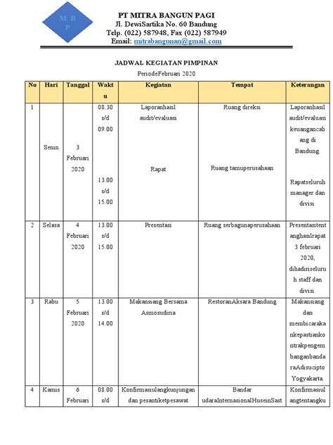 PT Mitra Bangun Pagi Sekali | PDF