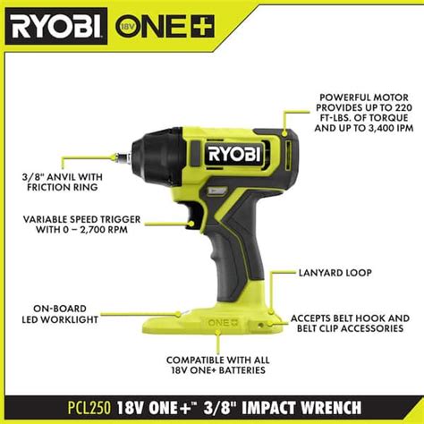 RYOBI P261-PCL250B ONE+ 18V Cordless 2-Tool Combo Kit With 3-Speed 1/2 ...