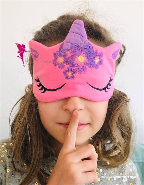 Unicorn sleep mask, Unicorn Party Favors, Cute Sleep mask for women ...