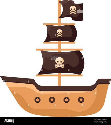 pirate ship design Stock Vector Image & Art - Alamy