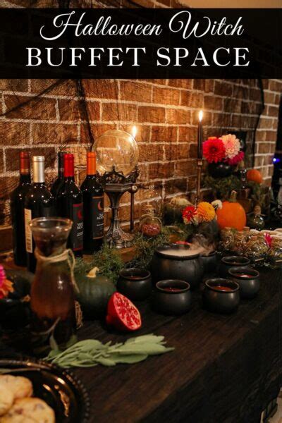 Halloween buffet table ideas