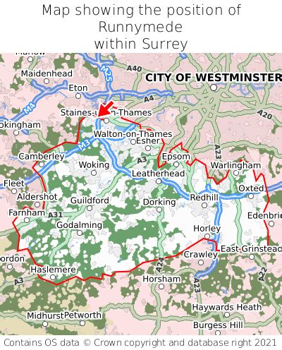 Where is Runnymede? Runnymede on a map