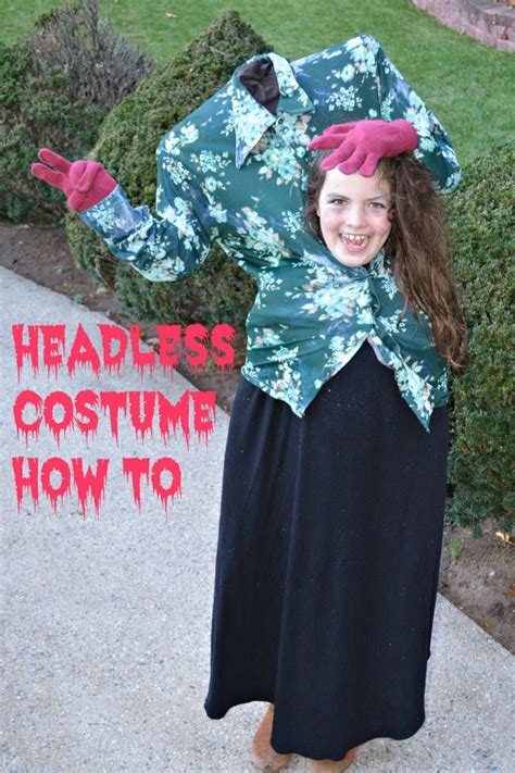 Quick & Easy DIY Headless Costume How To - That Doesn't Cost a Fortune!