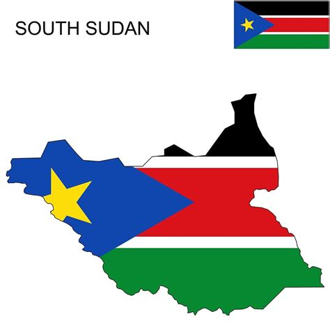 South Sudan Flag Map and Meaning | Mappr