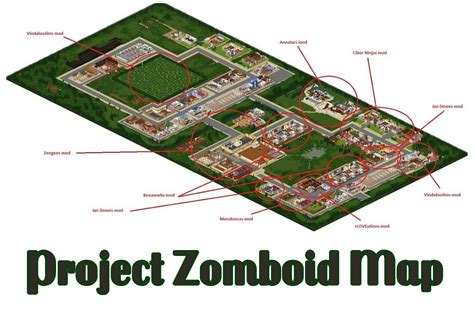 Project Zomboid Map Printable