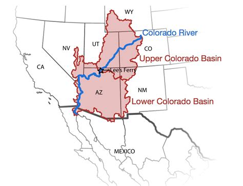 Upper Colorado River Basin Map