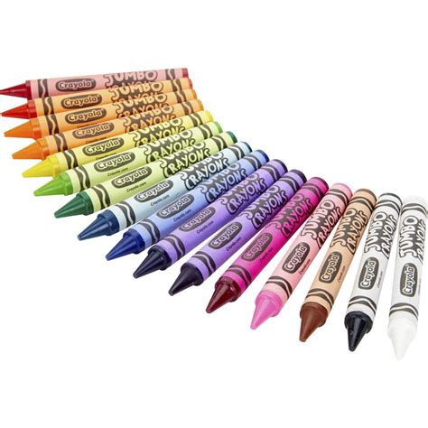 Crayola Jumbo Crayons - Assorted - 16 / Pack