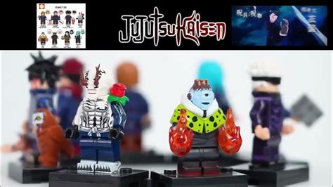 Jujutsu Kaisen 呪術廻戦 minifigures WM6139 unofficial lego Gojo Satoru Yuji ...