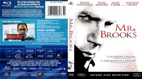 Mr. Brooks - Movie Blu-Ray Scanned Covers - Mr Brooks br :: DVD Covers