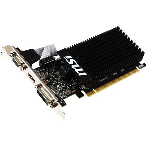 MSI GeForce GT 710 Low Profile Graphics Card GT 710 2GD3H LP B&H