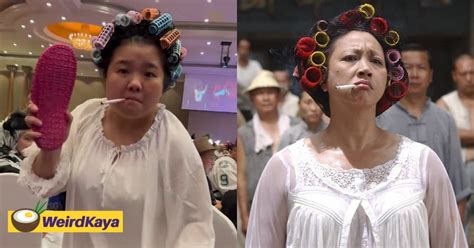 Woman Cosplays ‘Kung Fu Hustle’ Landlady For Annual Dinner & It’s ...