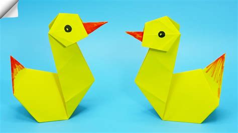 How to make a paper duck | Origami duck