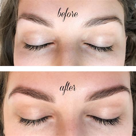 BEFORE & AFTER TINTED BROWS & LASHES FEAT. WAXING THE CITY | A Classy ...