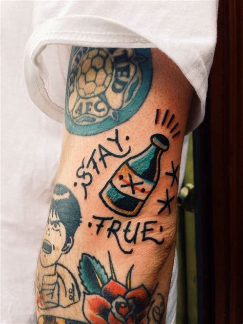 Stay true tattoo - Tattoogrid.net