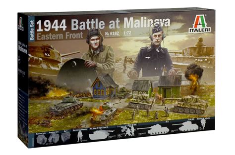 Italeri Military 1/72 Battle at Malinava 1944 Diorama Set – Military ...