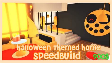 Adopt Me Halloween Tiny House Speed Build 2021 - YouTube