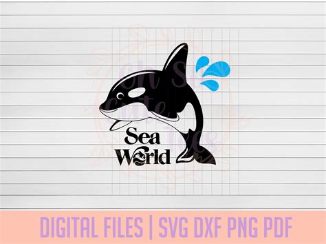 Seaworld Whale Boy Svg - Etsy