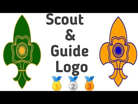 Bharat scout and guide logo/logo craft/scout logo art/logo drawing ...