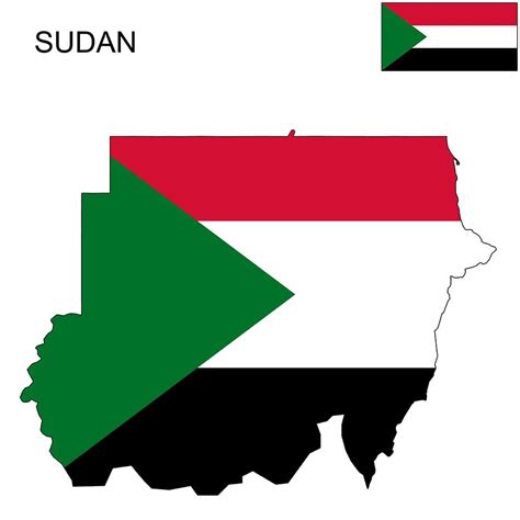 Sudan Flag Map and Meaning | Mappr