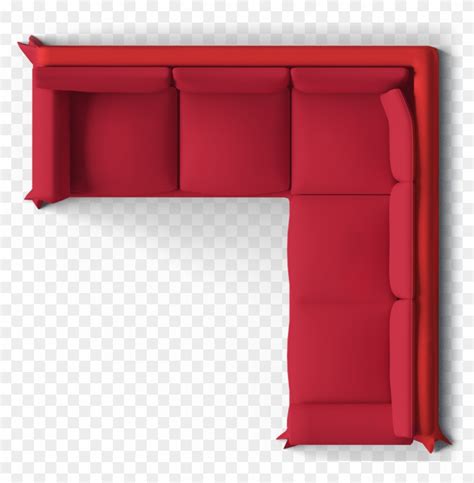 L Shape Sofa Top View Png - Bed Sofa Shaped Corner Seat Ektorp Clipart ...