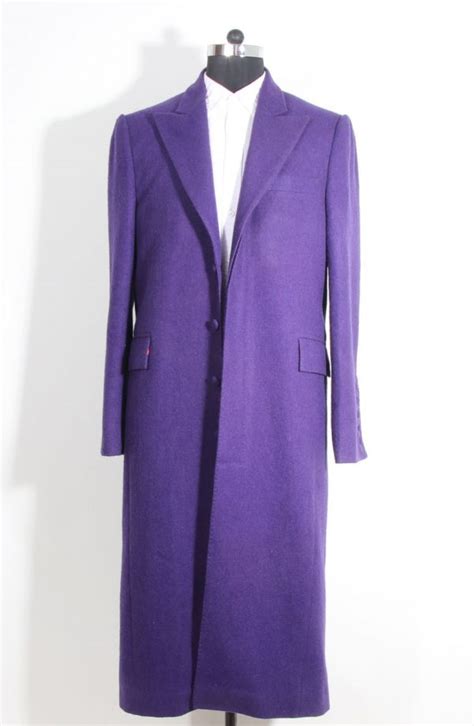 Buy Heath Ledger The Dark Knight Purple Joker Trench Coat